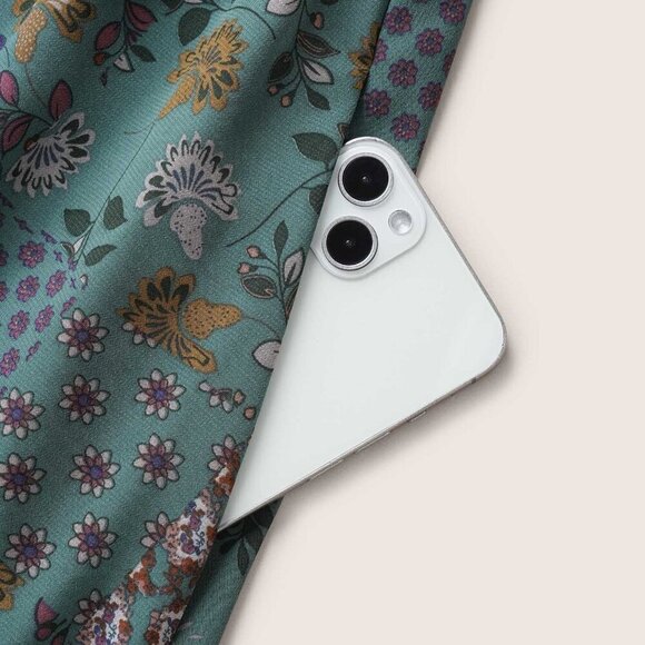 BloomChic Plus Size XL Chiffon Boho Print Wrap Belted Cami Dress us14-16 - Picture 5 of 6